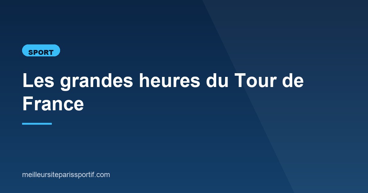 Illustration de l'article consacré au Tour de France