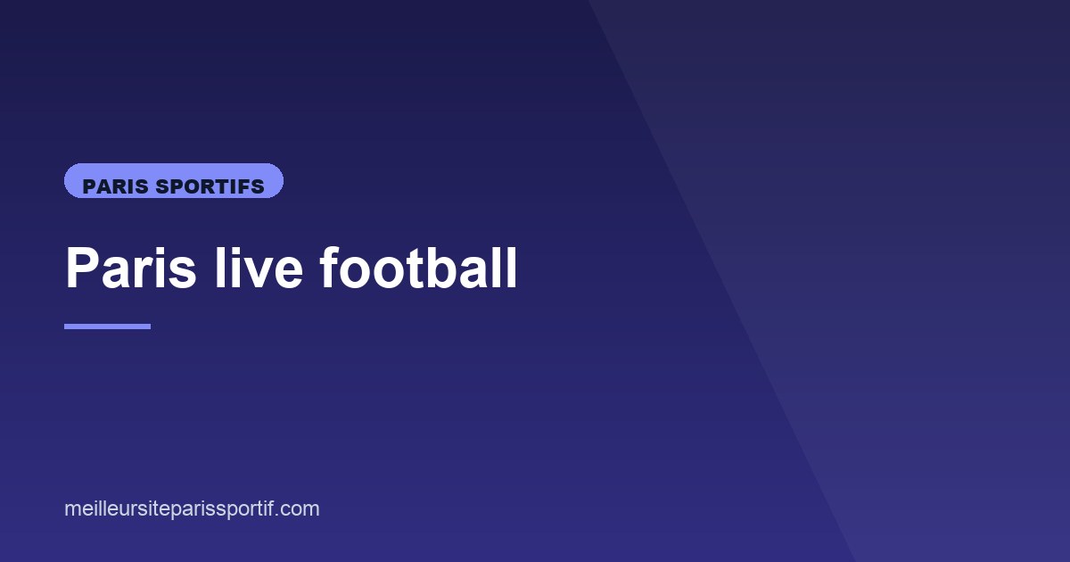 Illustration de l'article consacré aux paris live football